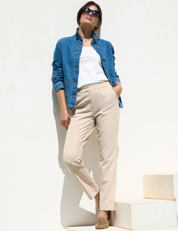 Veste boutonnée, jean (stone) Veste boutonnée, jean (stone)